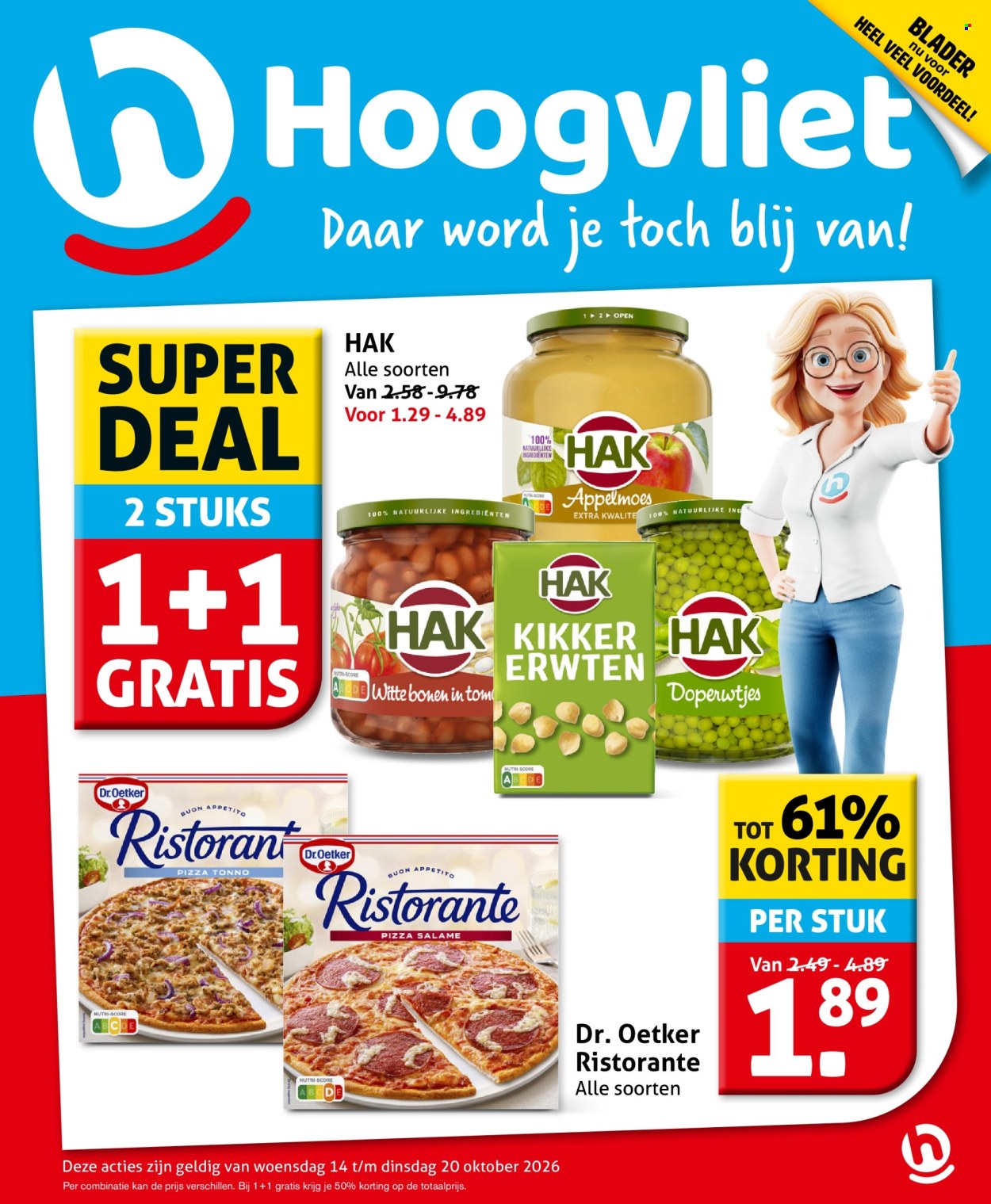 Hoogvliet-aanbieding - 14-10-2026 - 20-10-2026. Pagina 1