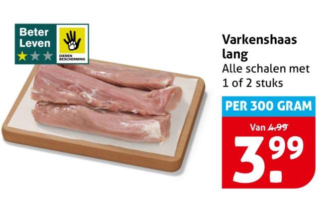 Varkenshaas lang