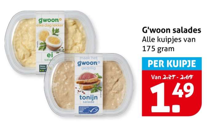 G'woon salades
