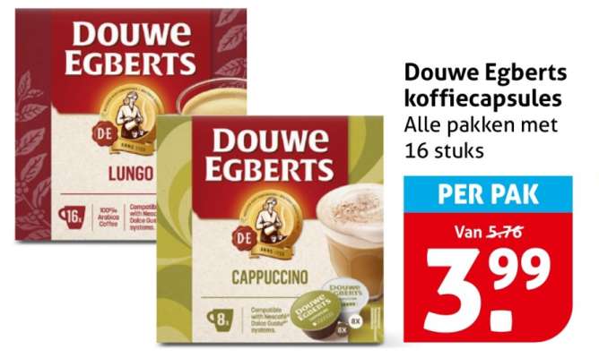 Douwe Egberts koffiecapsules