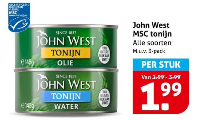 John West MSC tonijn