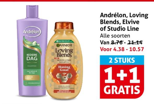 Andrélon, Loving Blends, Elvive of Studio Line