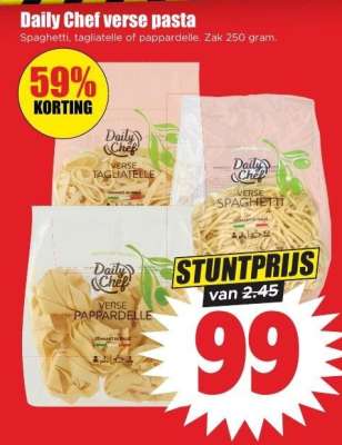 Daily Chef verse pasta