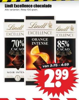 Lindt Excellence chocolade