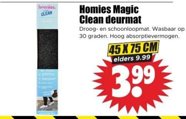Homies Magic Clean deurmat