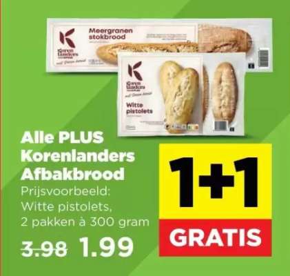 Alle PLUS Korenlanders Afbakbrood