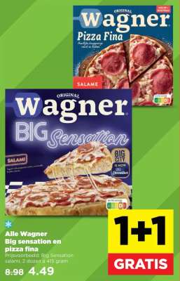 Wagner Big sensation en pizza fina