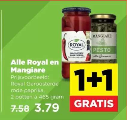 Royal Geroosterde rode paprika