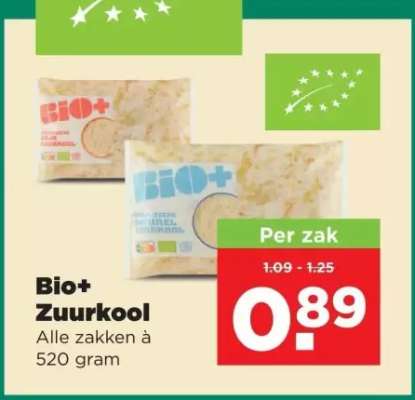 Bio+ zuurkool