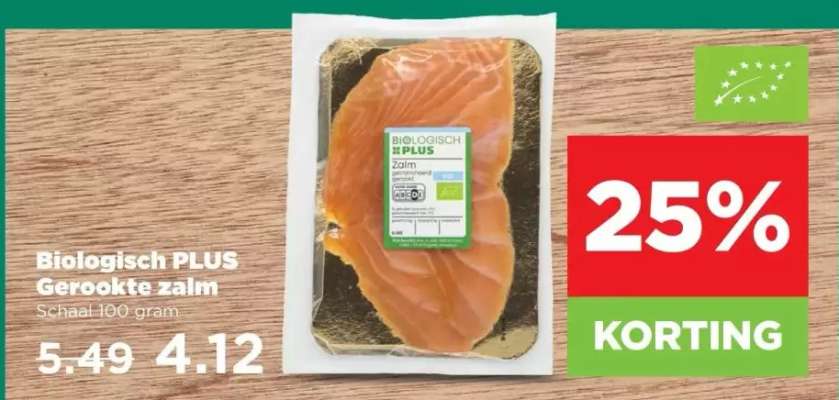 Biologisch PLUS Gerookte zalm
