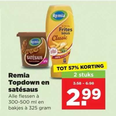 Remia Topdown en satésaus