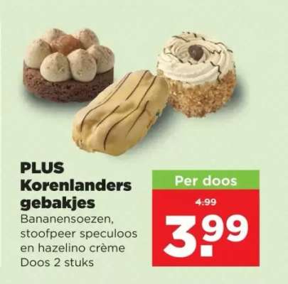 PLUS Korenlanders gebakjes