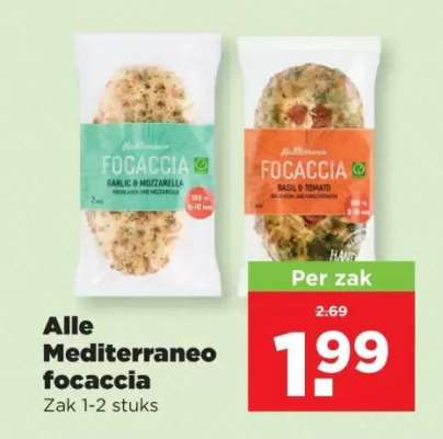 Alle Mediterraneo focaccia