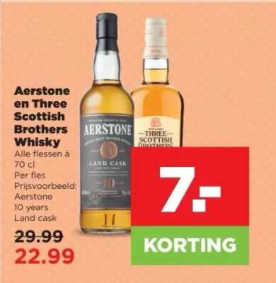 Aerstone en Three Scottish Brothers Whisky
