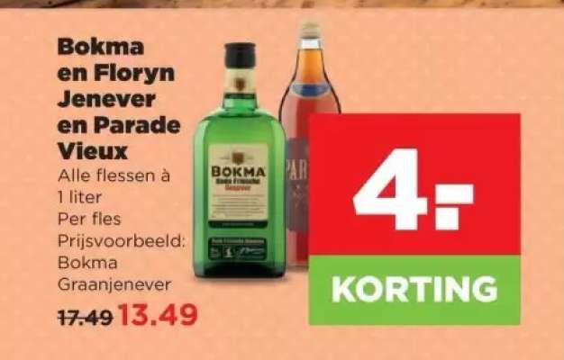 Bokma en Floryn Jenever en Parade Vieux