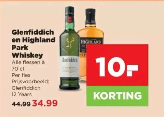 Glenfiddich en Highland Park Whiskey