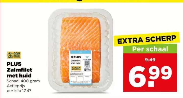 PLUS Zalmfilet met huid