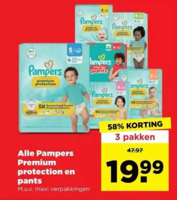 Pampers Premium Protection en pants