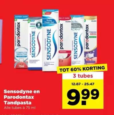 Sensodyne en Parodontax Tandpasta