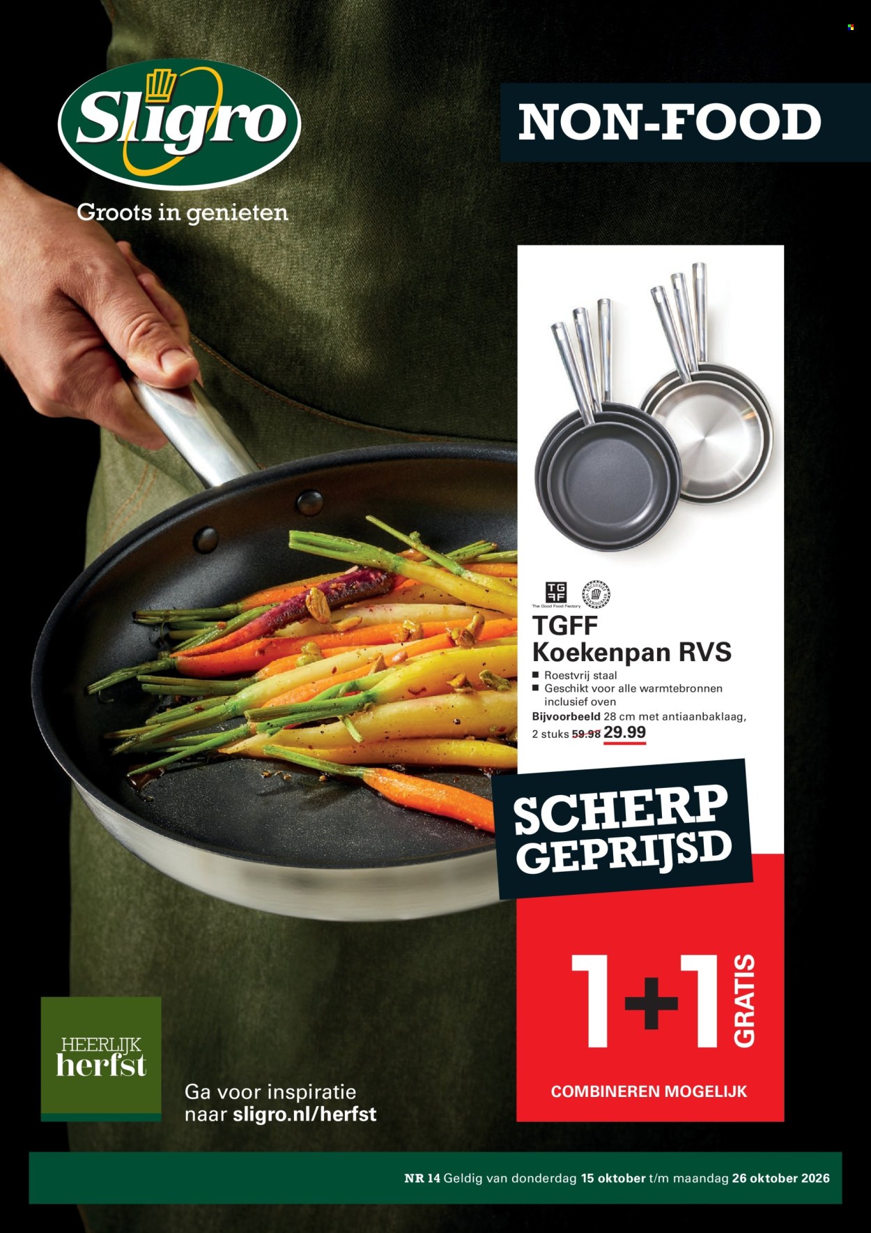Sligro-aanbieding - 15-10-2026 - 26-10-2026. Pagina 1
