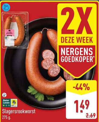Slagersrookworst