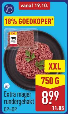 XXL Extra mager rundergehakt