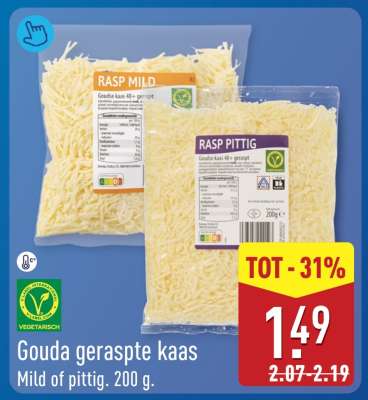 Gouda geraspte kaas