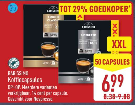 BARISSIMO Koffiecapsules
