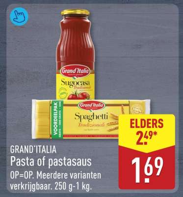GRAND'ITALIA Pasta of pastasaus