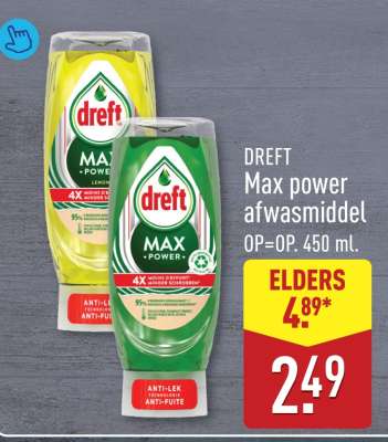 Dreft Max power afwasmiddel