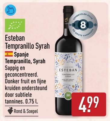 Esteban Tempranillo Syrah
