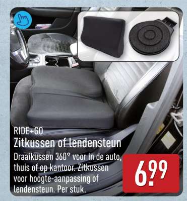 RIDE + GO Zitkussen of lendensteun