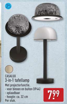 CASALUX 3-in-1 tafellamp