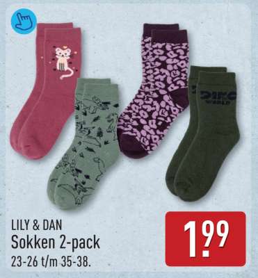 LILY & DAN Sokken 2-pack