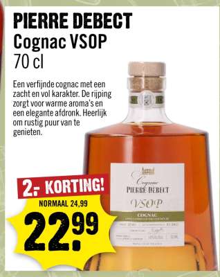 PIERRE DEBECT COGNAC VSOP