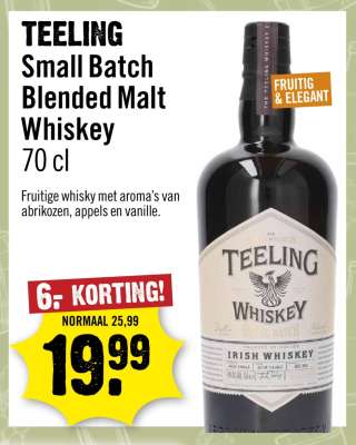TEELING Small Batch Blended Malt Whiskey