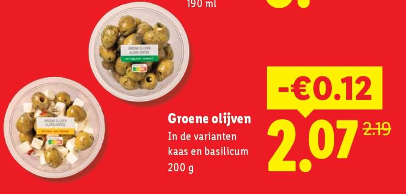Groene olijven