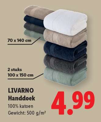 LIVARNO Handdoek
