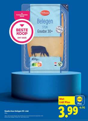 Goudse kaas belegen 30+ stuk