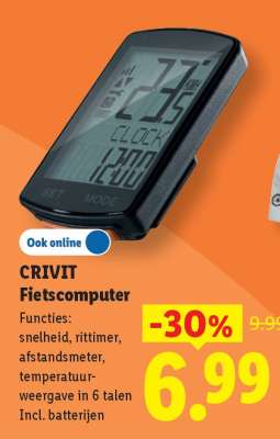 CRIVIT Fietscomputer
