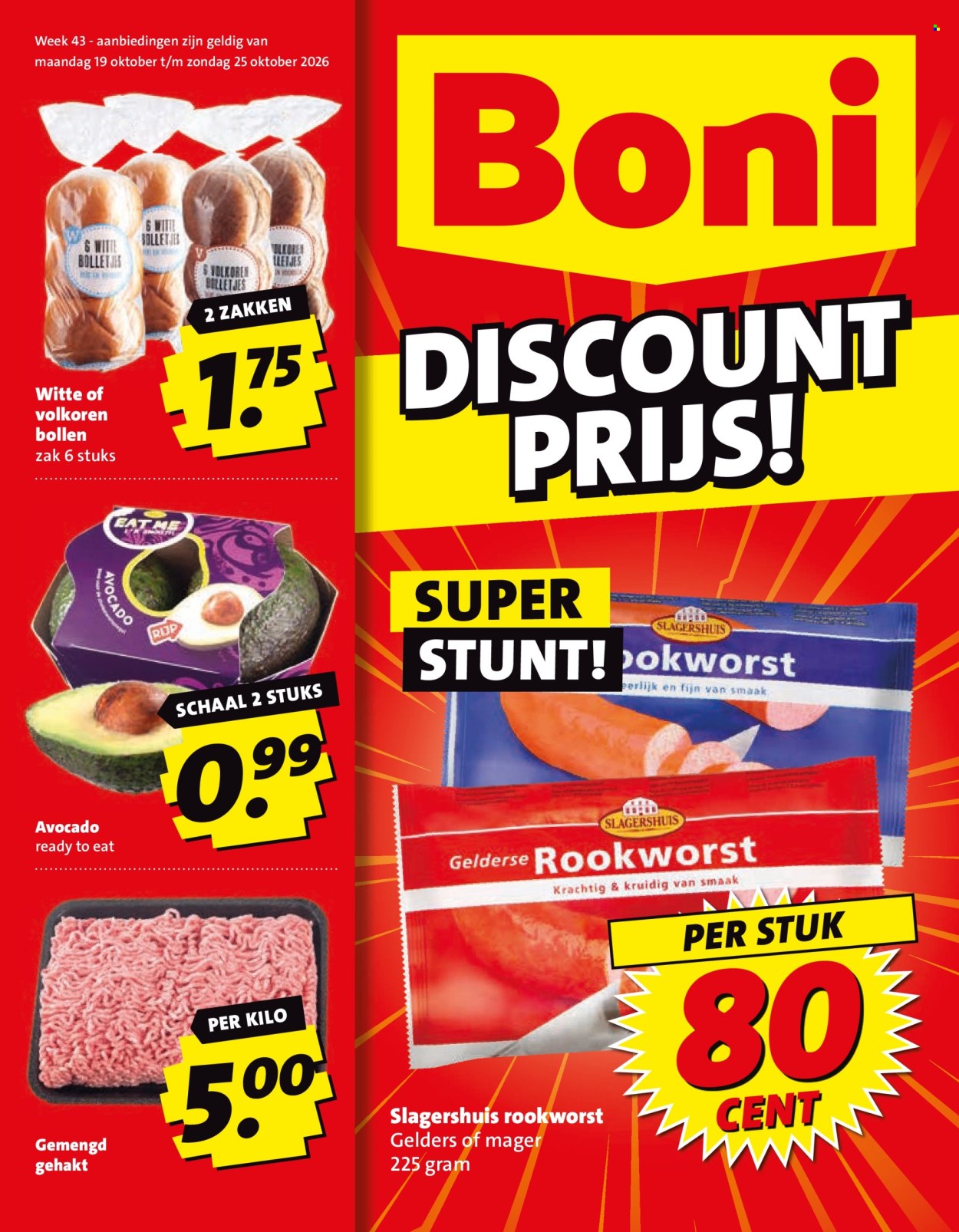 Boni-aanbieding - 19-10-2026 - 25-10-2026. Pagina 1