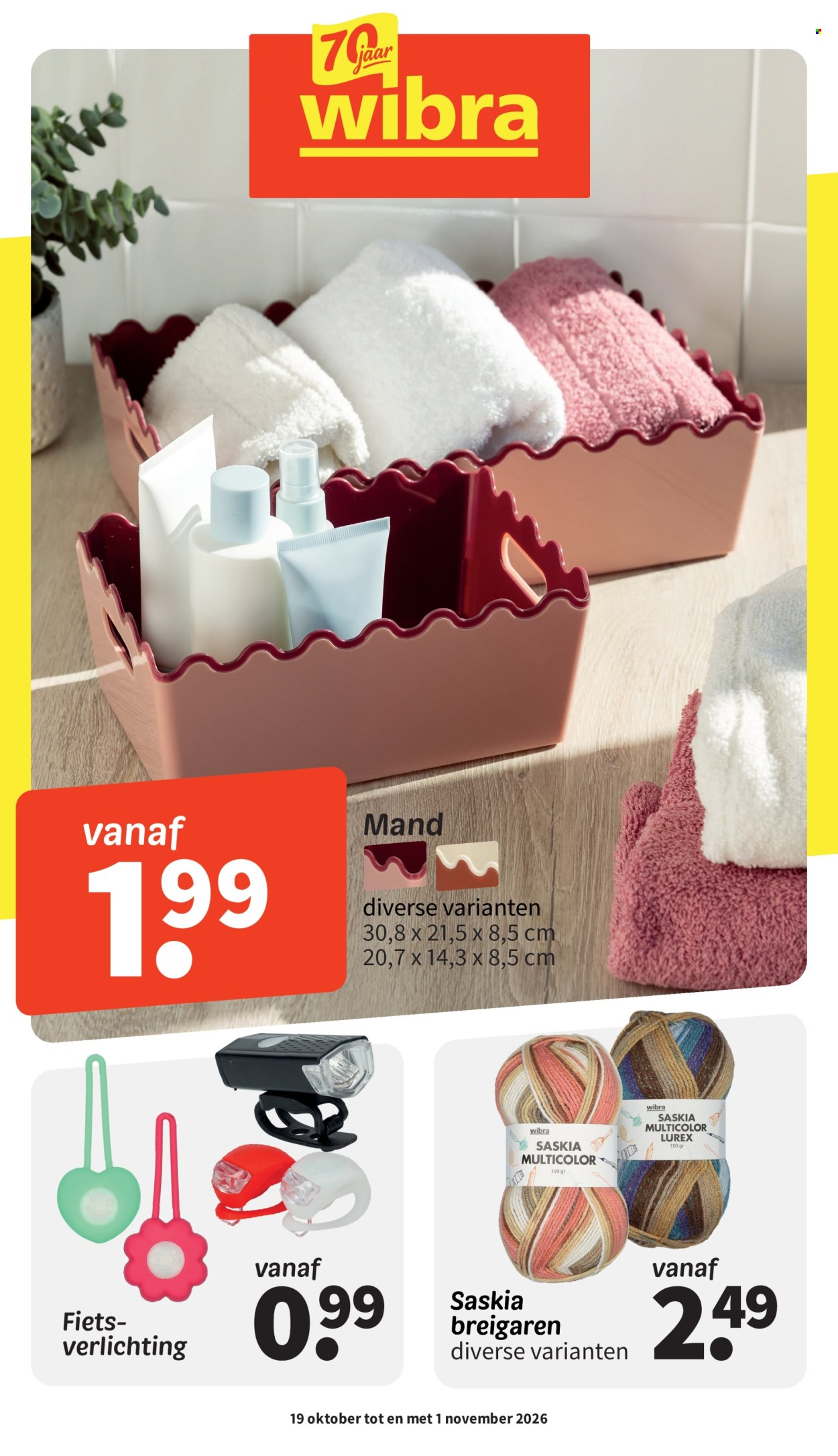 Wibra-aanbieding - 19-10-2026 - 1-11-2026. Pagina 1