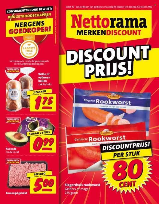 Nettorama-aanbieding - 19-10-2026 - 25-10-2026.