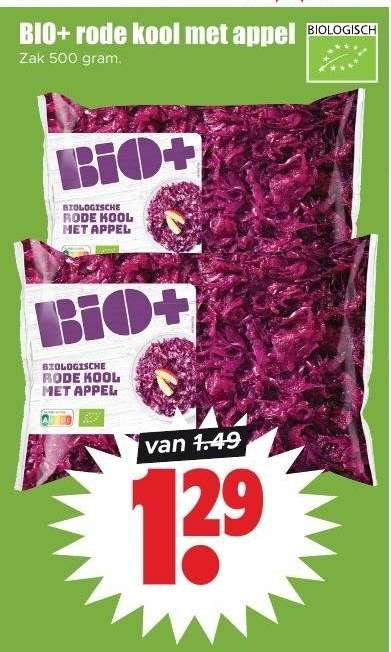 Bio+ rode kool met appel