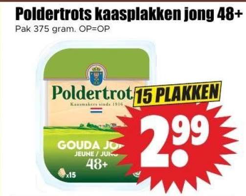 Poldertrots kaasplakken jong 48+