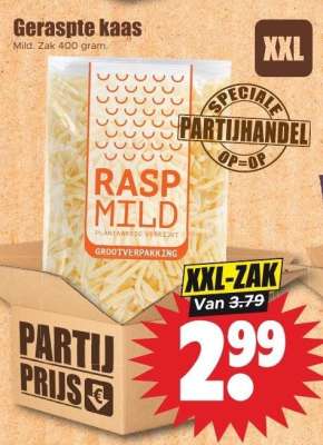Geraspte kaas