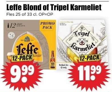LEFFE BLOND of TRIPEL KARMELIET