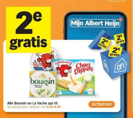 Alle Boursin en La Vache qui rit