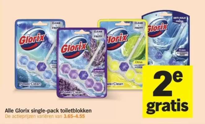 Glorix single-pack toiletblokken