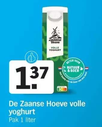 De Zaanse Hoeve volle yoghurt